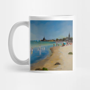 Saint Kilda Beach Summer Painting Mug